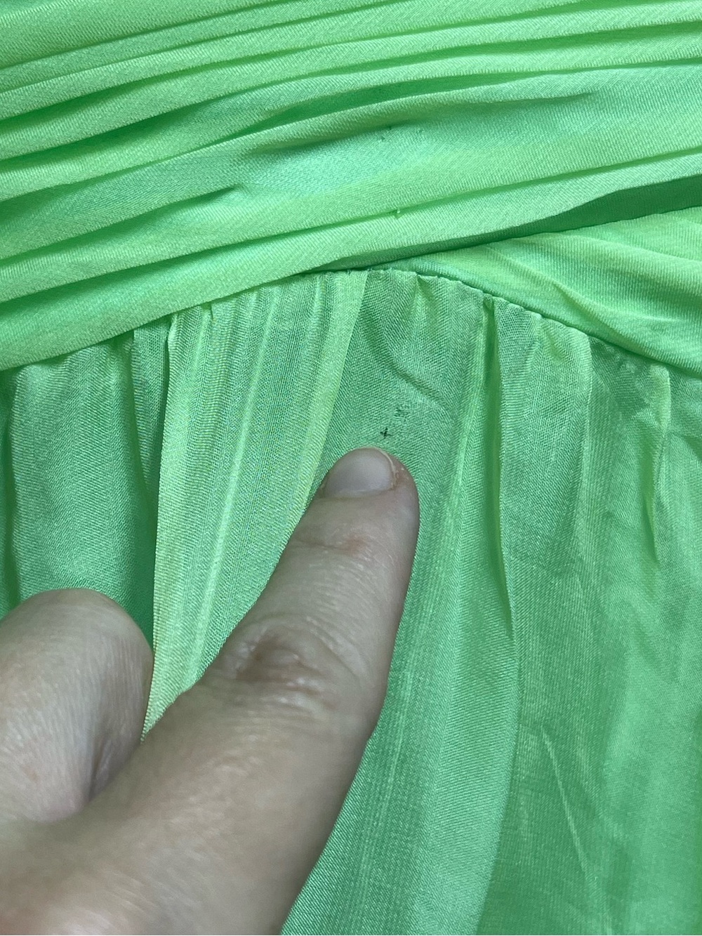 NEW MAC DUGGAL Ruffle Tiered Cut-Out Chiffon Gown Anthropologie size 4 - Picture 15 of 16